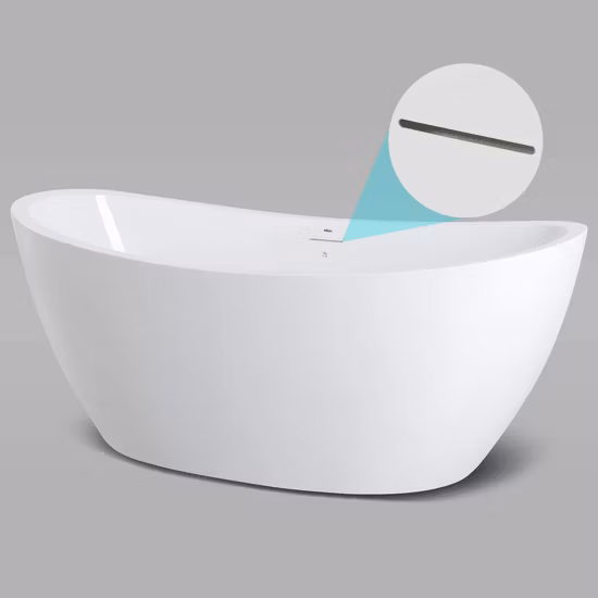 Bañera de acrílico barata de diseño simple, bañeras de baño modernas, jacuzzis independientes